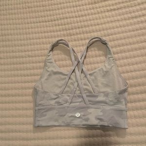 Lululemon Energy Longline Sports Bra Size 4 Camo
